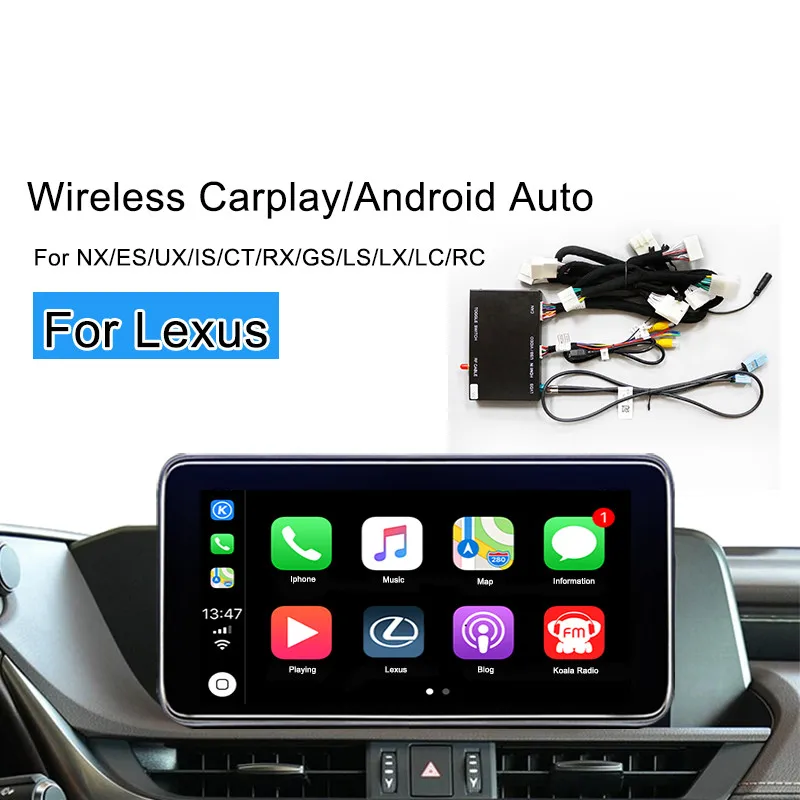 

Wireless CarPlay, for Lexus NX ES US iS CT RX GS LS LX LC RC 2014-2019 Multimedia interface CarPlay & Android auto Retrofit Kit