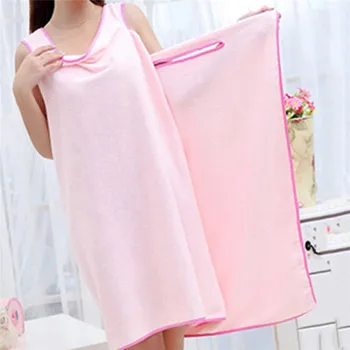 

Microfiber Women Sexy Pareo Skirt Beach Towel Bath Towel Wearable Soft Super Absorbent Bath Dress