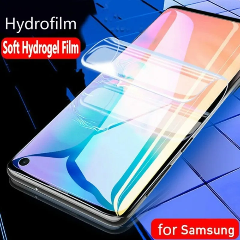 Мягкая Гидрогелевая пленка с полным покрытием для Samsung J2 J3 J4 J5 J6 J7 Защитная экрана