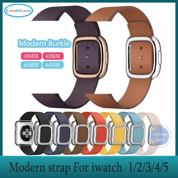 

Modern style Bracelet wrist band Leather Loop Strap For Apple Watch series 1/2/3/4/5 iwatch 44 mm/40mm iwatch Band 38mm 42mm