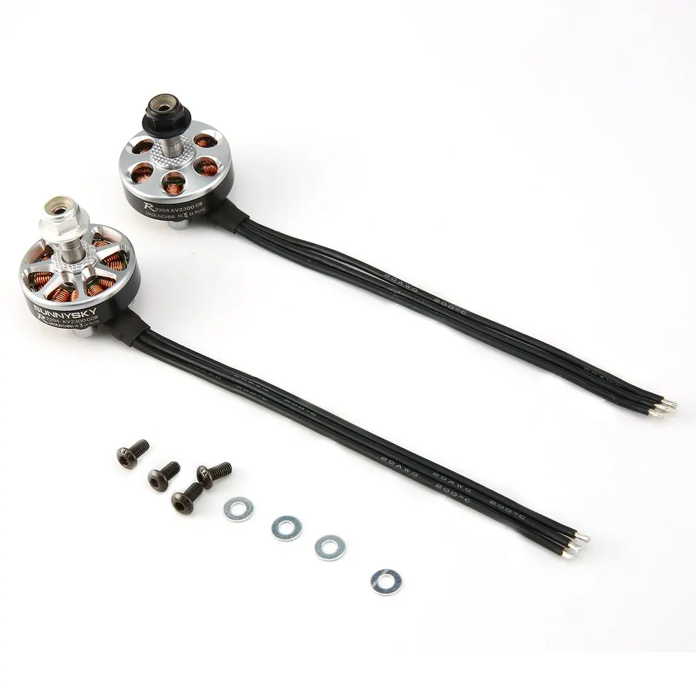 

SUNNYSKY E-R2207 3-4S 2580KV Lightweight CCW/CW Brushless Motor for RC Drone FPV Racing Quadcopter Glider Plane Spare Parts