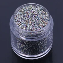 Японский стиль новые продукты Гальваническое стекло бусины Маникюр эльфы бусины 15g-хрустальные пески крошечные бусины розовое золото микро дрель