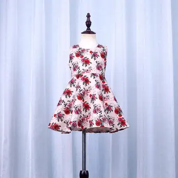 

Flower Family Match Look Outfits Mom Girls Dress Mother Daughter Vest Dresses Mommy Kids Girl Twin Dress Women Dress 4XL