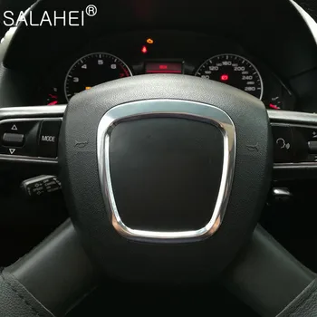 

Car Steering Wheel Decoration Ring Car Sticker Logo Decals For Audi A3 A4L A5 A6L A8L Q5 Q7 Car Interior Decoration Accessories