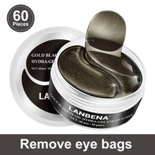 Коллагеновая маска для глаз LANBENA, повязка для глаз, уход за кожей, гель с гиалуроновой кислотой, увлажняющий ретинол, против старения, удаляет темные круги, сумка для глаз