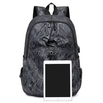 

New Camouflage Bag USB Computer Bag for Outdoor Travel Students