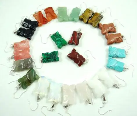 Натуральный камень бирюзовый кварц кристалл тигровый глаз опал подвеска для