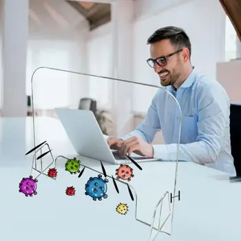 

Transparent Acrylic Guard Shield Sneeze Cough Protective Board Shield Barrier