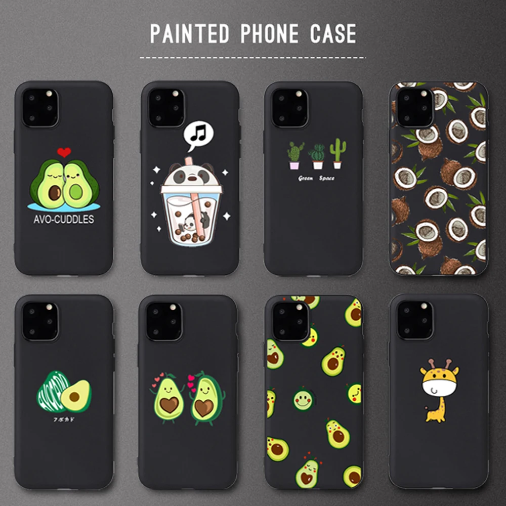 

For iphone 6 6S Case Soft TPU Phone Case Lovely Fawn Funy Cover For Apple iPhone 7 8 Plus XR X XS 11 Pro Max 5 5S SE Cases