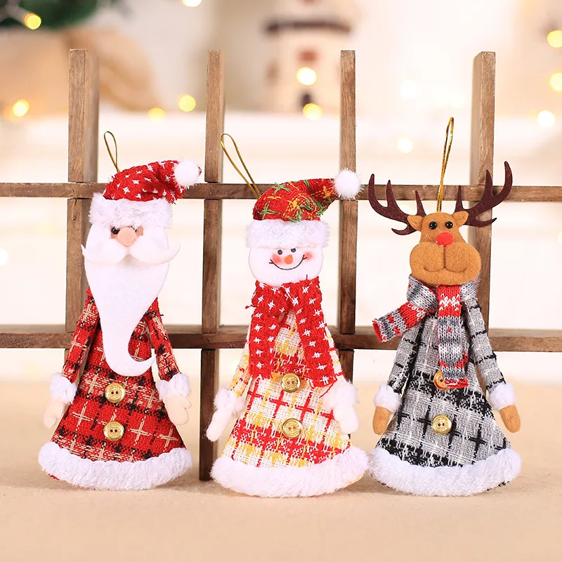 Рождественская елка Декор керст Санта Клаус Снеговик кукла Navidad украшения Рождественские украшения для дома Natal Noel Новогодний подарок