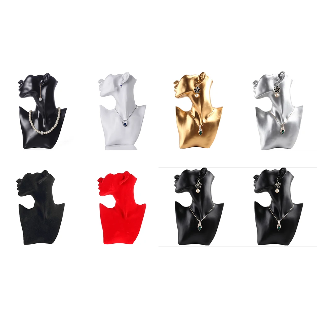 Female Fashion Jewelry Headless Mannequin Bust Display, Resin Material Female Fashion Jewelry Headless Mannequin Bust Display, Resin Material