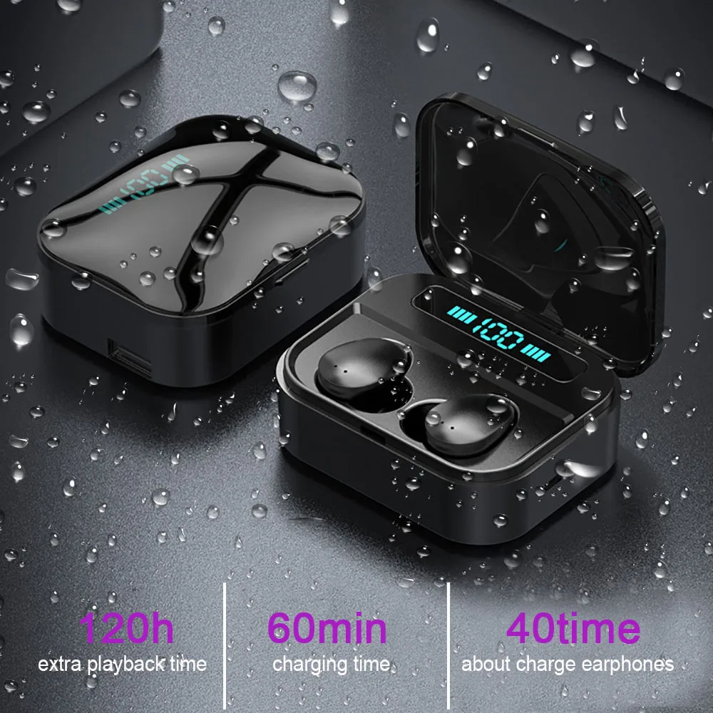 TWS Bluetooth 5 0 наушники IP7 беспроводные 6D стерео HiFi игровая гарнитура с микрофоном 2200