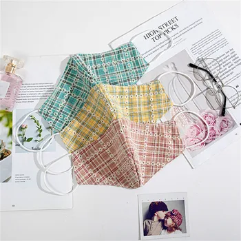 

3pc Reusable Face Mask Adult Washable Adjustable Cotton Mouth Caps Маска Breathable Sequins Protector Mascarillas Mouth Mask