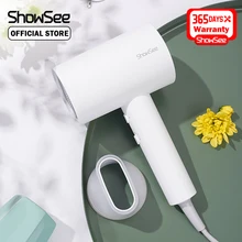 Xiaomi ShowSee фен для волос с отрицательным ионом фен 1800 Вт сильный ветер, горячий и холодный воздух, профессиональные быстросохнущая Уход за волосами фен A1-W Xiaomi ShowSee фен для волос с отрицательным ионом фен 1800 Вт сильный ветер, горячий и холодный воздух, профессиональные быстросохнущая Уход за волосами фен A1-W