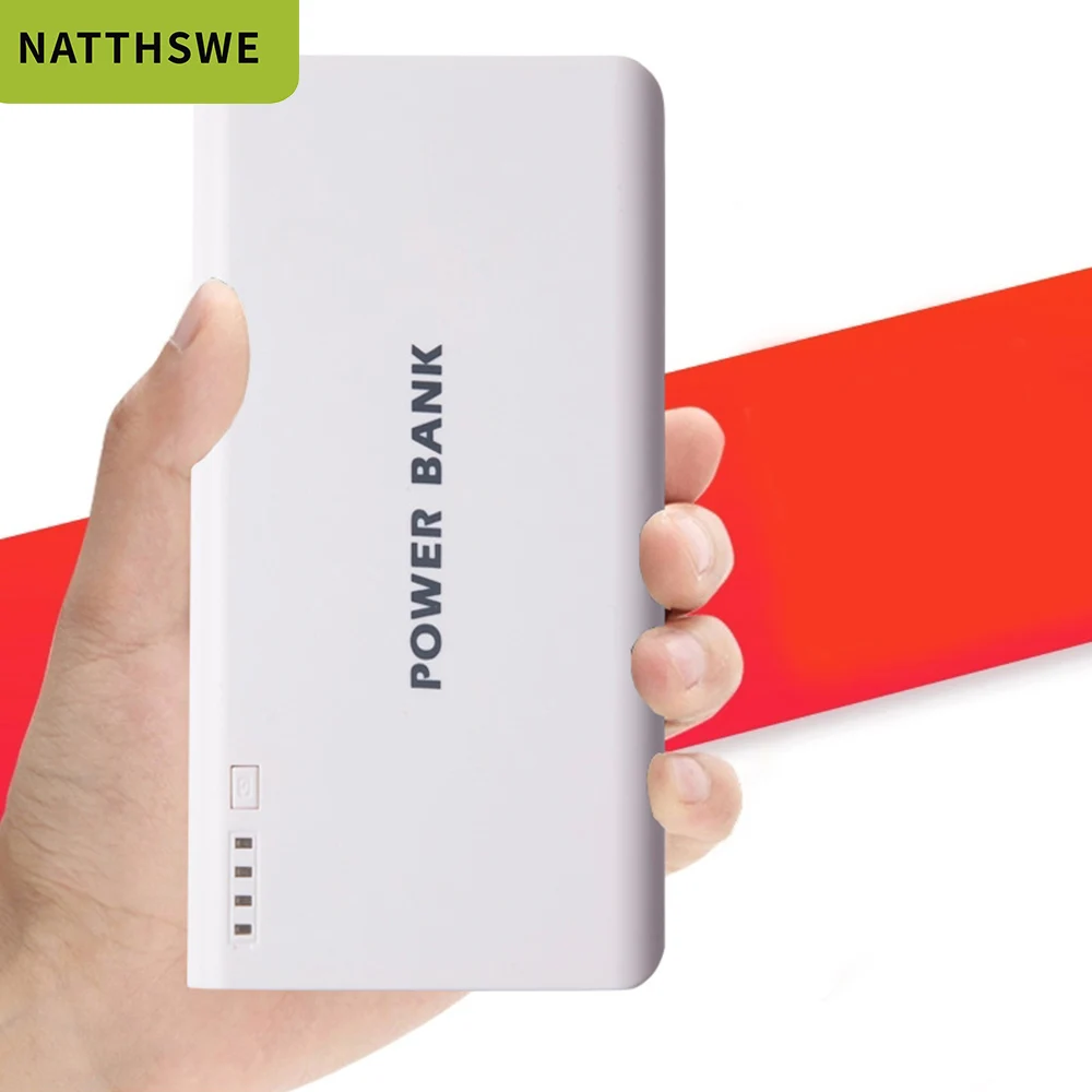 

NATTHSWE 30000 mAh High Capacity Power Bank Portable External Battery Fast Charging for Mobile Phones with Dual USB Ports