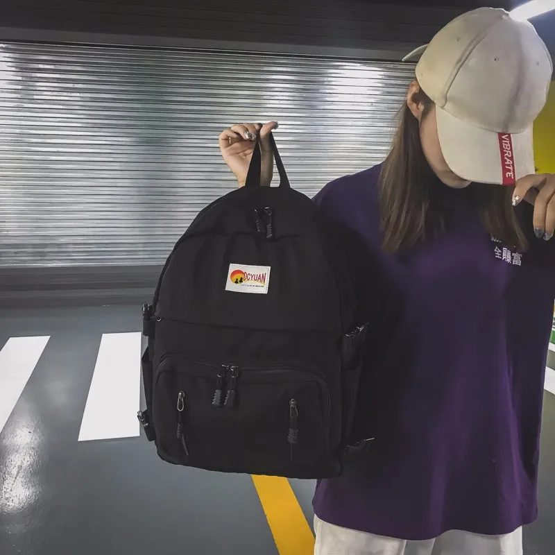 

Backpack Women School-Bag Teenage-Girls Casual New-Fashion Brand Soft