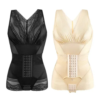 

Ladies High Waist Bodysuits Abdomen Shaper Breathable Control Pants Slimming Sexy Corrective Underwear