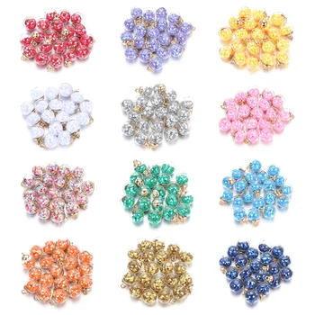 

20Pcs 16mm Magic Ball Transparent Glass Beads Transparent Pendant Pentagram for Christmas Decoration Christmas Decoration 2021