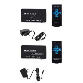 

4K 60Hz Hdmi 2.0 Switch 5 Port 5 in 1 Out 5X1 1080P Hdmi Converter Video Switcher for Hdtv Hdmi Switch To Tv