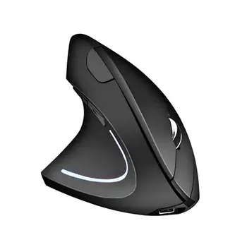 

Left Hand Wireless Mouse Rechargeable Ergonomic Vertical Mice with USB Receiver for Laptop Computer PC