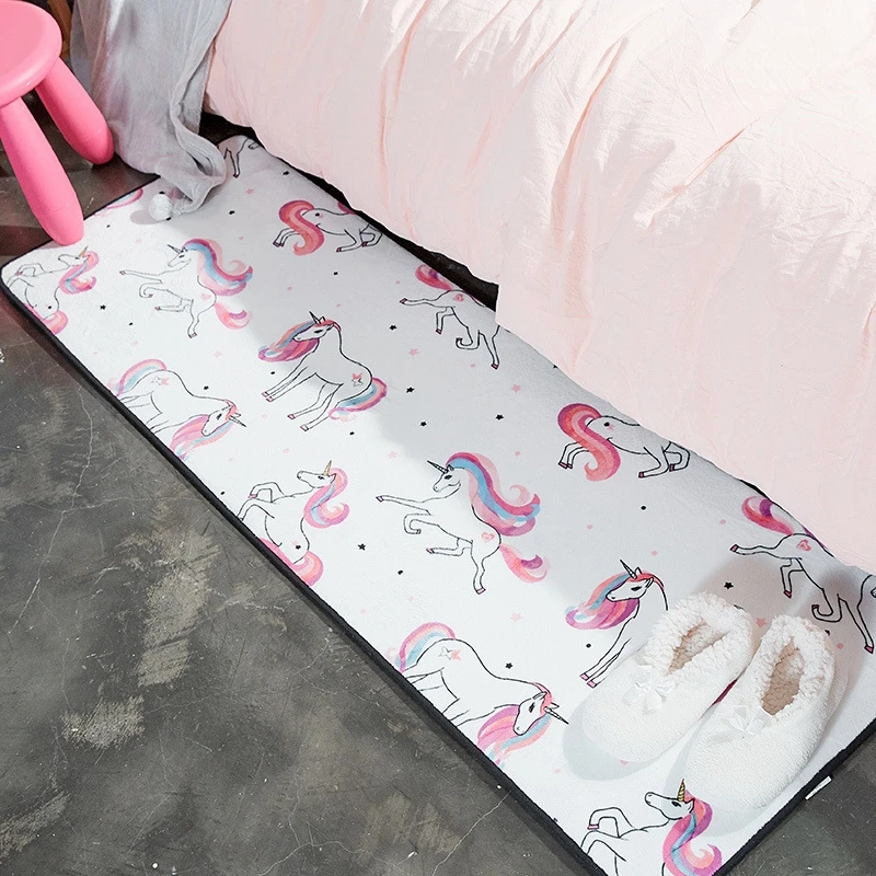 Прикроватные коврики в скандинавском стиле для спальни коврик в ванную для принцессы детская игра для детей палатка ковры домашний декор Нескользящие коврики