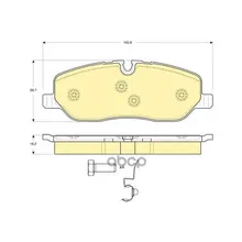 Колодки Тормозные Land Rover Discovery Iii 04/Range Rover 02 Передние Girling 6116311 Girling арт. 6116311
