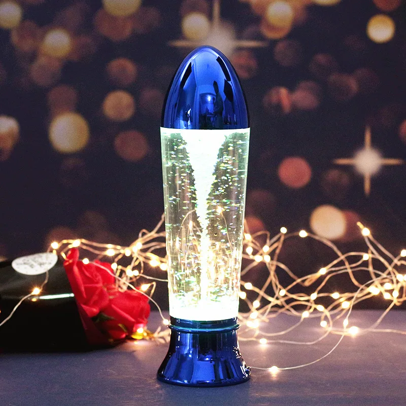 Рождественская вращающаяся Снежинка, украшение для гостиной, подарок, Волшебный фонарь, креативная декоративная лампа для спальни, пластиковый ночник - Цвет: C