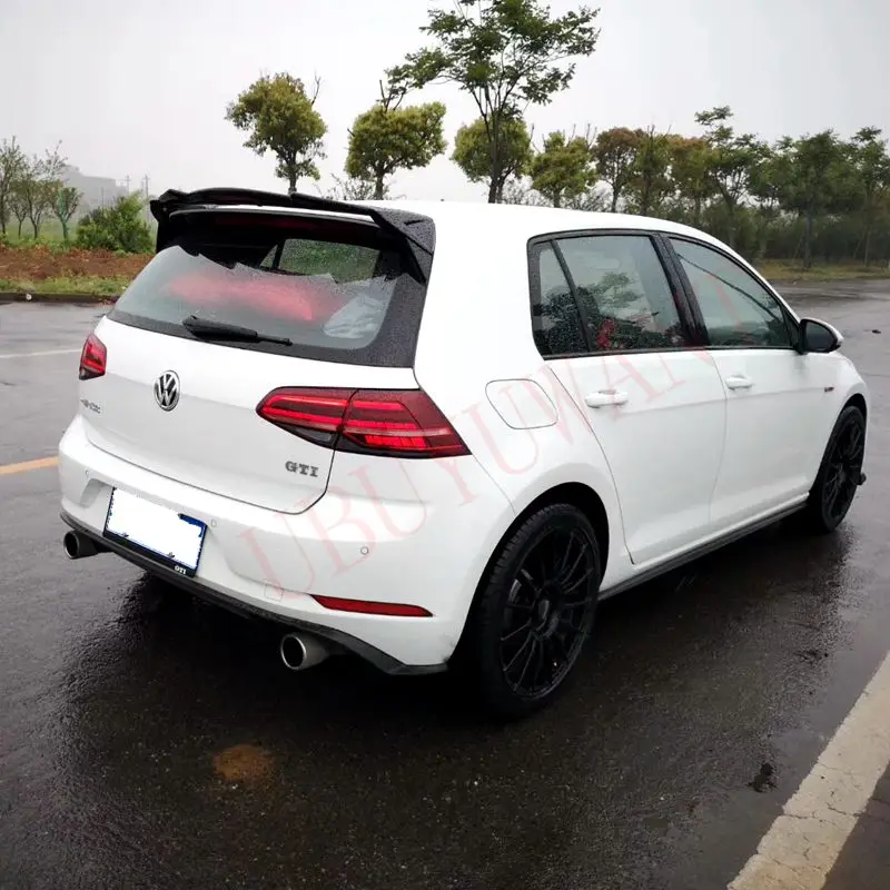 Для Volkswagen GOLF7 MK7- задний спойлер на крышу Высокое качество ABS Материал грунтовка цвет украшение в виде хвостового крыла для GOLF 7
