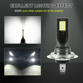 

4Pcs LED headlights Cool white 6000K 30000LM 120W DC 9-32V High/Low Beam