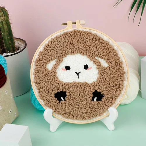 DIY kit Needlework Girls Handicraft Kids art craft Creativity Material set Learning Educational toys for Children Adult Gift sheep