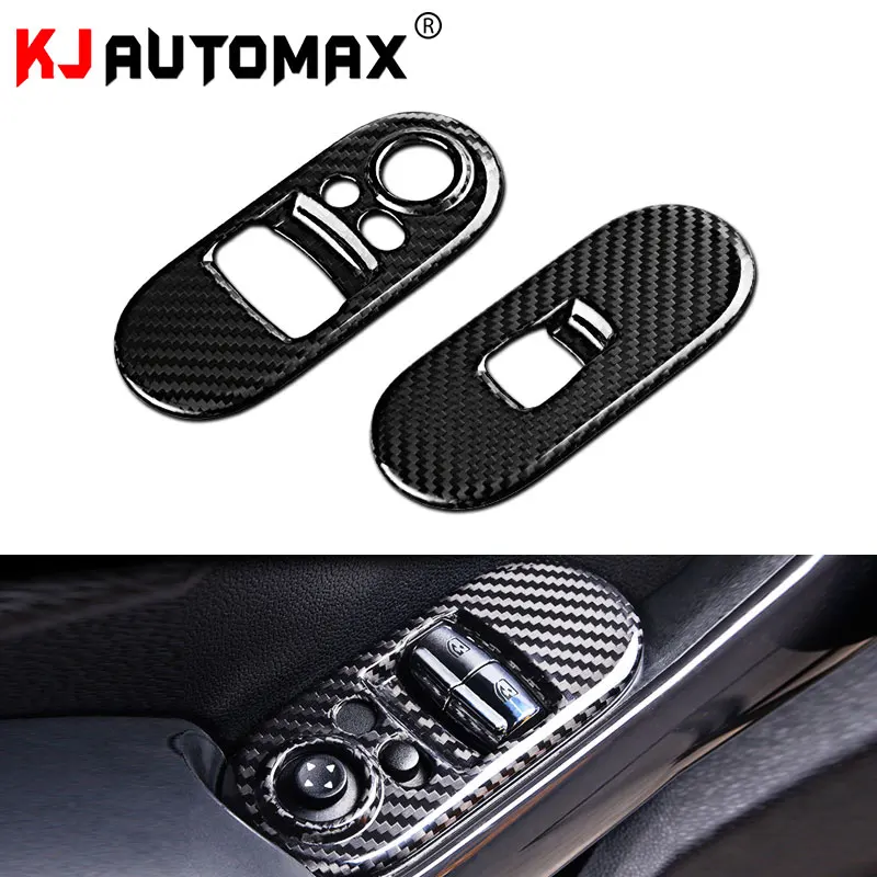

Оконный переключатель KJAUTOMAX для Mini Cooper F55, декоративное устройство для подъема окон, 2 шт., текстура из АБС-углеродного волокна
