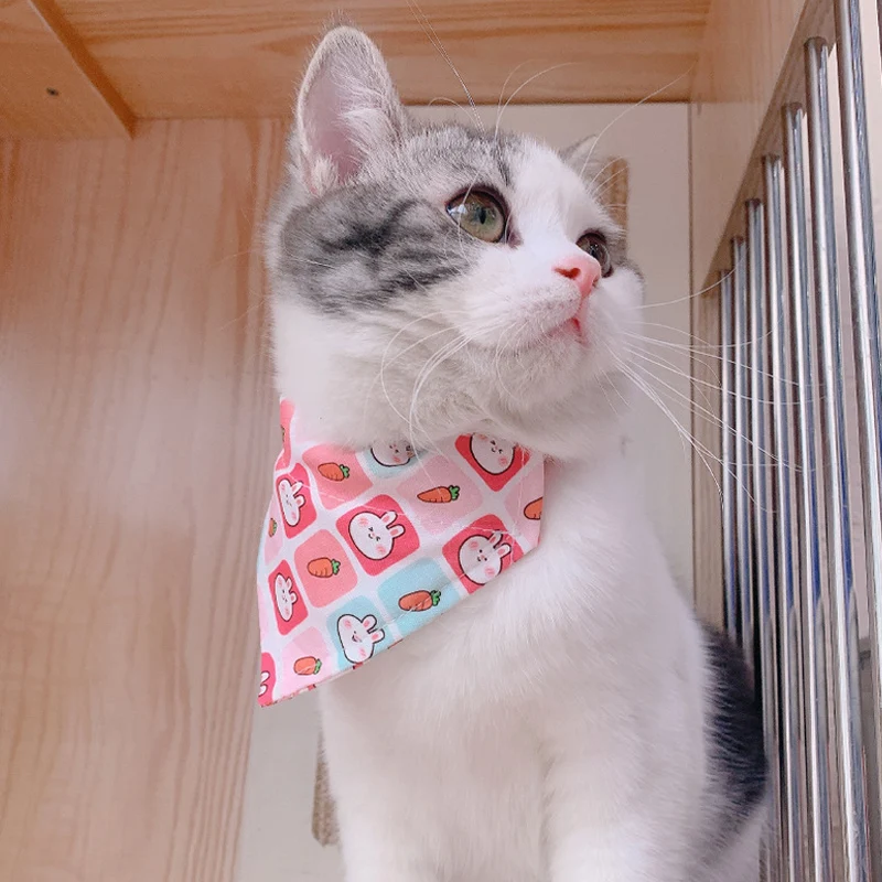 Title 5, Cute Adjustable Cat Bibs For Small Dogs Collars...