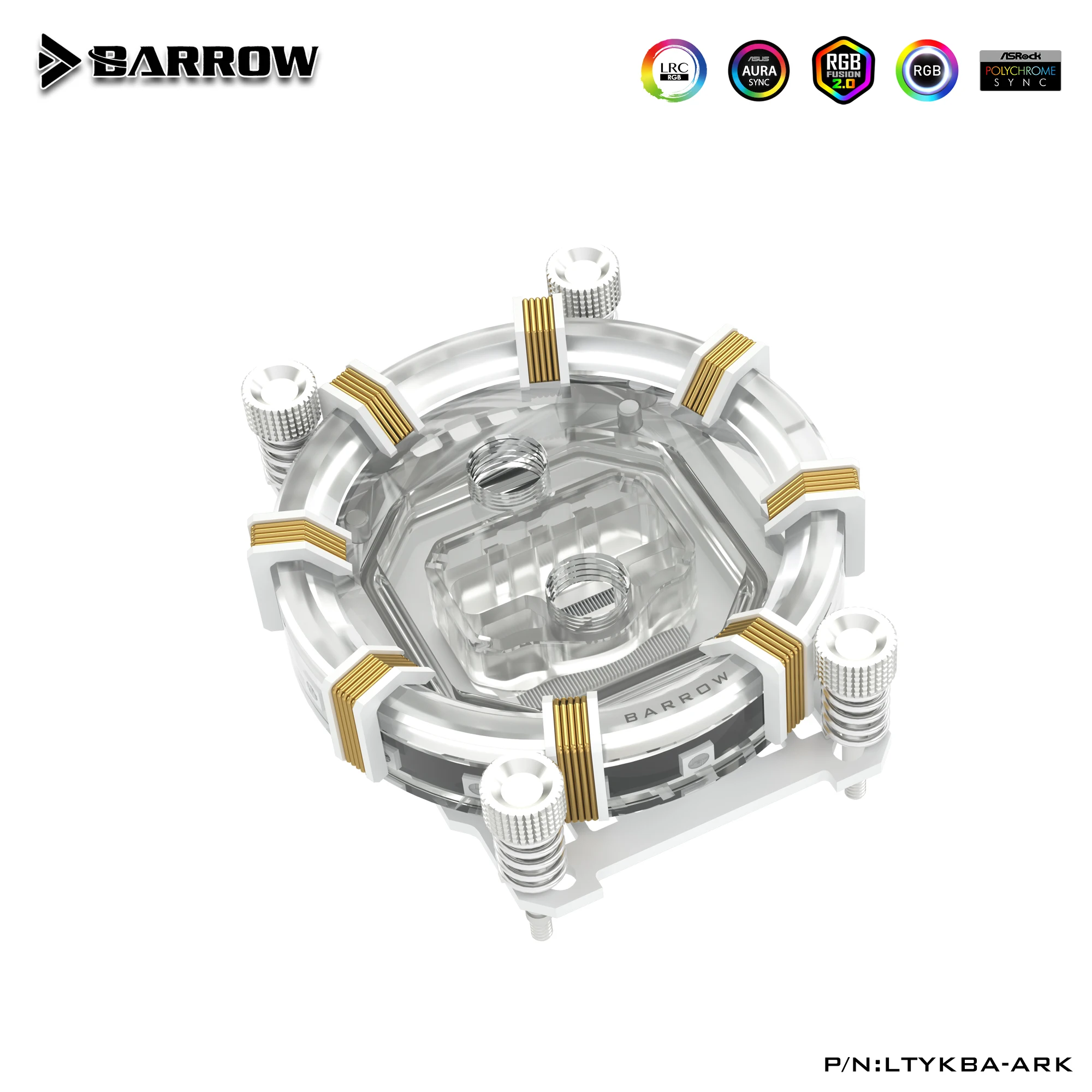 Água de Resfriamento Blockaplicável a Am4 Barrow Computador Lrc2.0 Rgb 5 Vaurora Ryzen Series Ltykba-ark Cpu - Am3 - Imagem 3