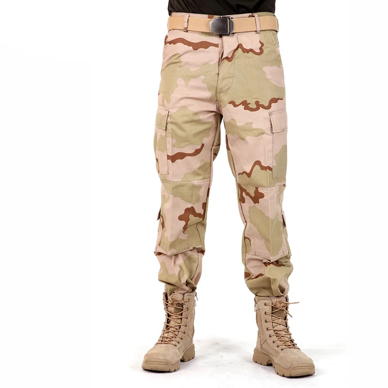 Pantalon camouflage chasse randonnée pêche cargo tactique grande taille XS-XXL homme