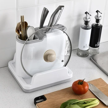

Multifunctional Cutting Board Chopstick Knife Block Stand Holder Kitchen Storage