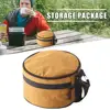 Storage Bowl Containers Protection Bag For Packing Dishes Glasses Outdoor Hiking Plate Dish Bowl Pot Storage Bag Black Storag 5