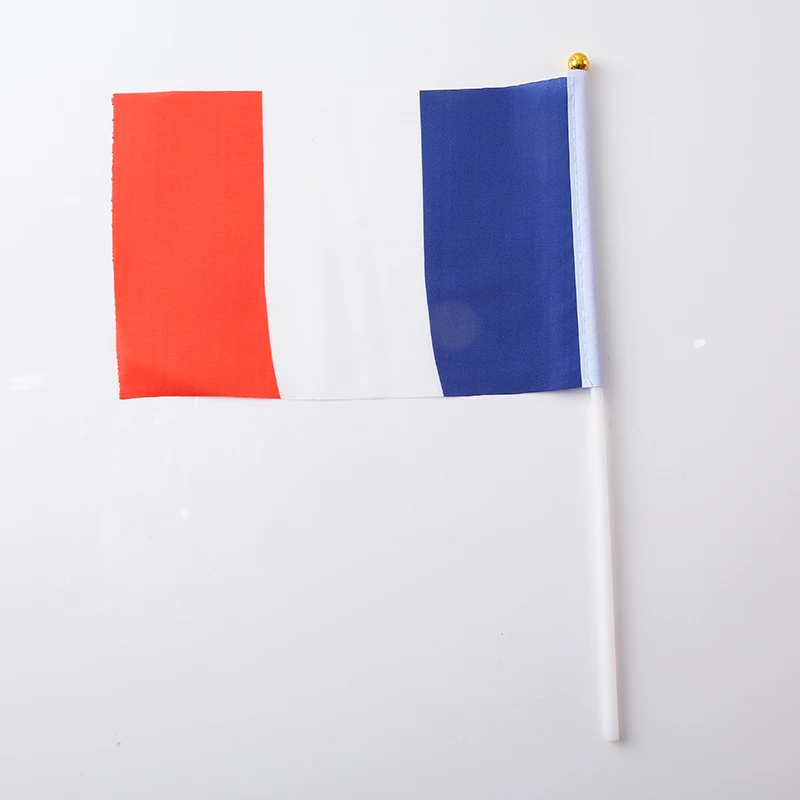 France Терилен Мексиканский Флаг 30,5*21*0,5 см ручной Национальный флаг с принтом Австралийский флаг мода нейлон патриотические полосы - Цвет: France