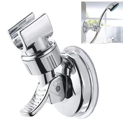 Universal Adjustable Hand Shower Holder Suction Cup Holder Full Plating Shower Rail Head Holder Bathroom Bracket Stable rotation