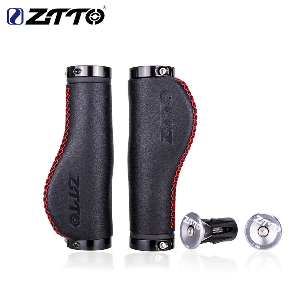 ZTTO MTB велосипед захваты Non Slip волокна кожаные ручки анти замок скольжения руля Велоспорт мягкое горный