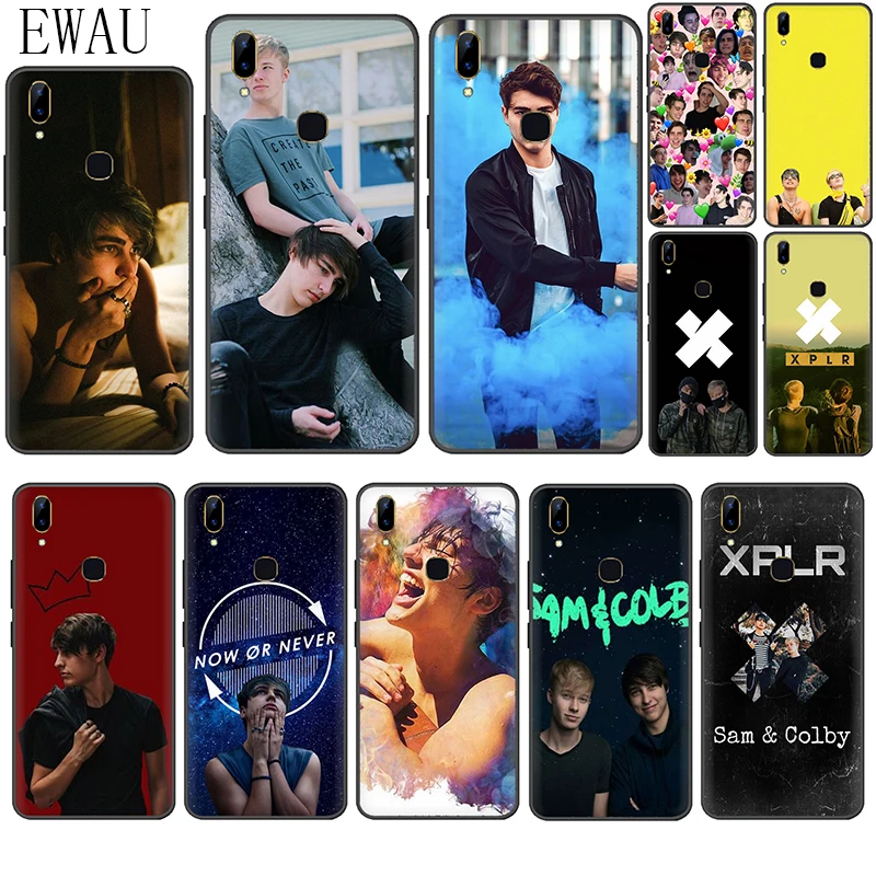 

EWAU Sam and Colby Silicone phone case for VIVO Y53 Y55s Y81s V5 V7 V9 V11 V15 pro Y17 Y69 Y71 Y91 Y93
