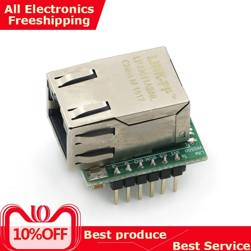 

USR-ES1 W5500 Chip New SPI to LAN/ Ethernet Converter TCP/IP Mod
