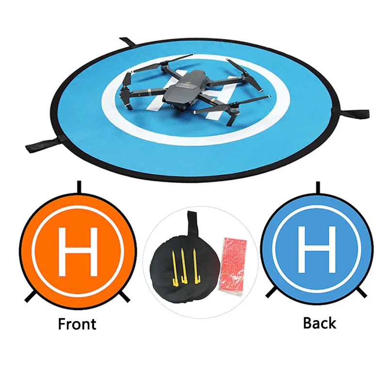 Складная посадочная площадка для DJI Mavic Pro Mini 2 Air Spark Phantom 3 4 FIMI X8 SE 50 55 70 75 см