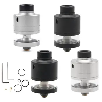 

1Set Haku Riviera RDTA Atomizer 316 Stainless Steel 22MM/24MM Rebuildable Atomizer Tank with BF PIN for 510 Mods