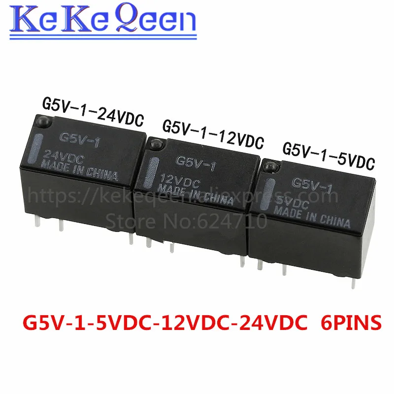 G5V 1 5VDC 12VDC 24VDC релейный модуль постоянного тока 5 В сверхчувствительное реле
