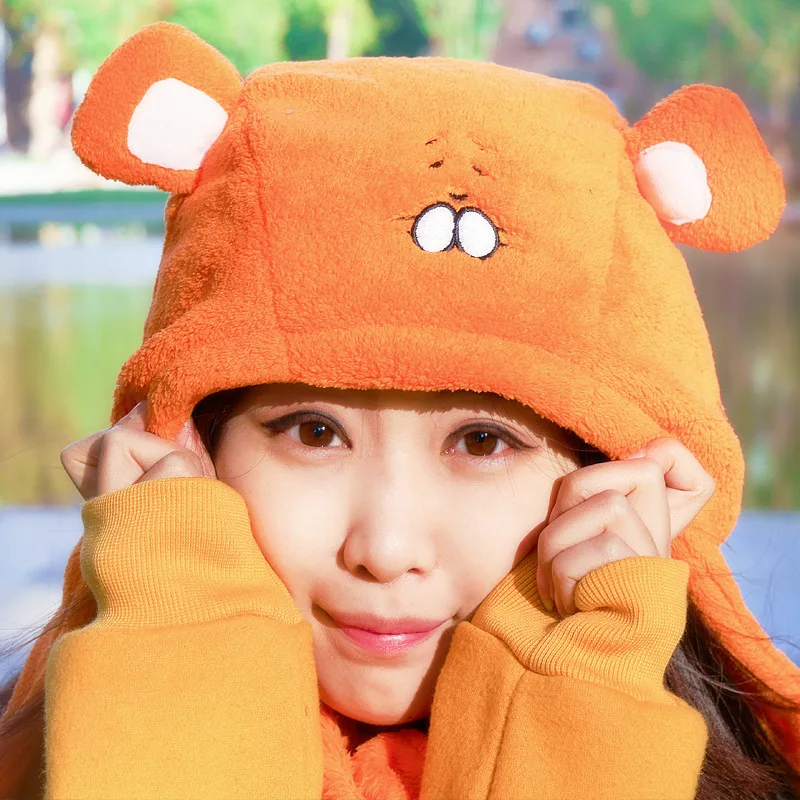 Аниме Himouto Umaru-chan косплей мультфильм шляпа мультипликационный персонаж дома Умару милые шапки для девочек плюшевые игрушки фланелевый шарф для зимы