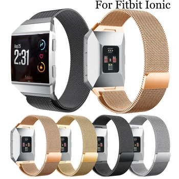 

Watch Strap For Fitbit Ionic Smart Watch Milanese Magnetic buckle replaceable bracelet Band For Fitbit Ionic watch Accessories