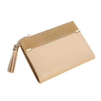 

LKEEP new matte wild Korean version of the coin purse Multi-card buckle short zipper ladies wallet