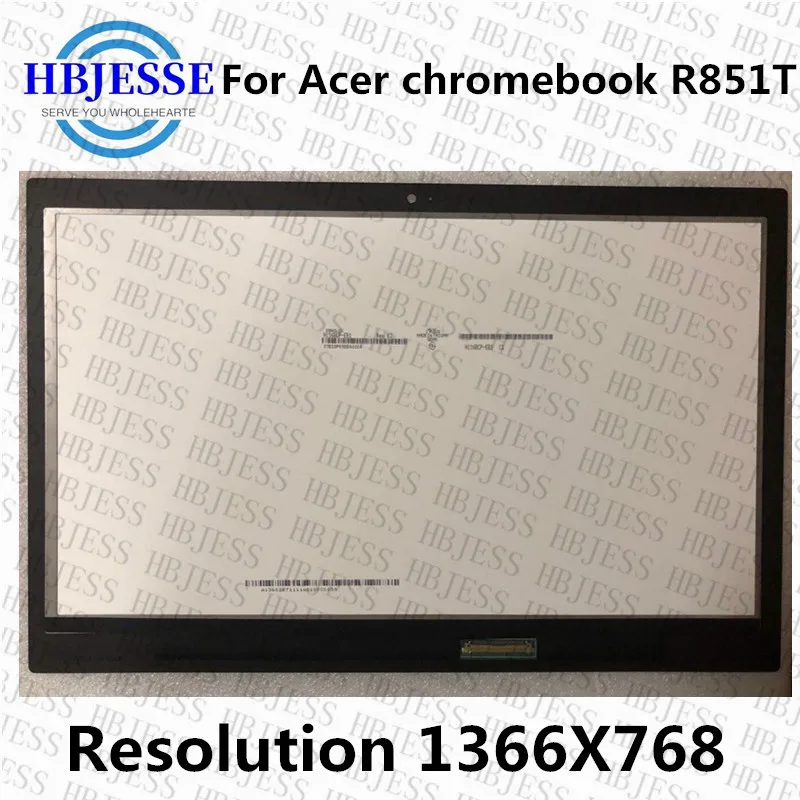 Сенсорный ЖК-дисплей 11 6 дюйма N116BCP-EB1 HD 1366X768 с светодиодный гитайзером в сборе для