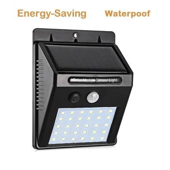 

Outdoor 30 LED Solar Powered Light Bulb PIR Motion Sensor 3 Modes Waterproof Garden Street Night Lamp Wall Lights secutiry spot