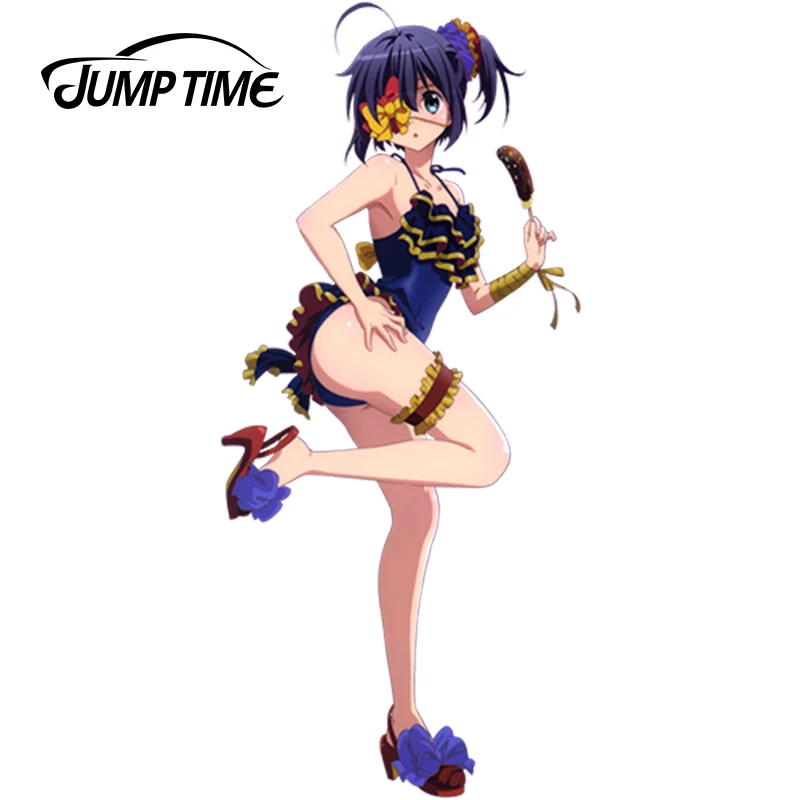 Jumptime 13cm x 5.8cm 3d estilo do carro sexy beleza anime